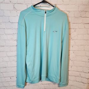 Men's Greg Norman/Tasso Elba zip-up fleece sweater, size Large